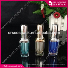 Acryl Schönheit Flasche Und Plastik Quadrat 8ml Nagelpflege mit Bürste Leere Nagel Öl Flasche